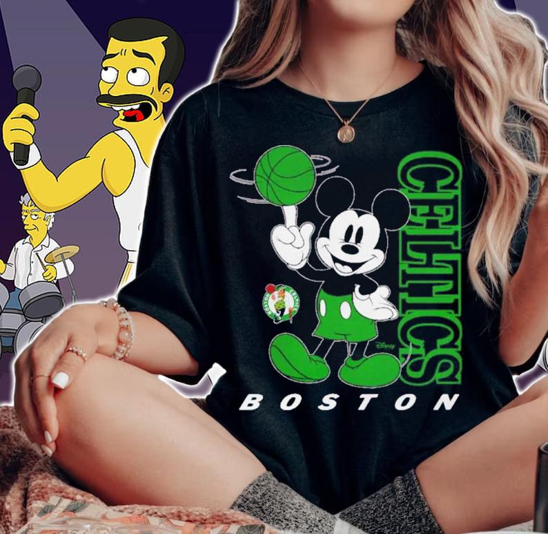Boston Celtics Junk Food Disney Vintage Mickey Baller Shirt t-shirt