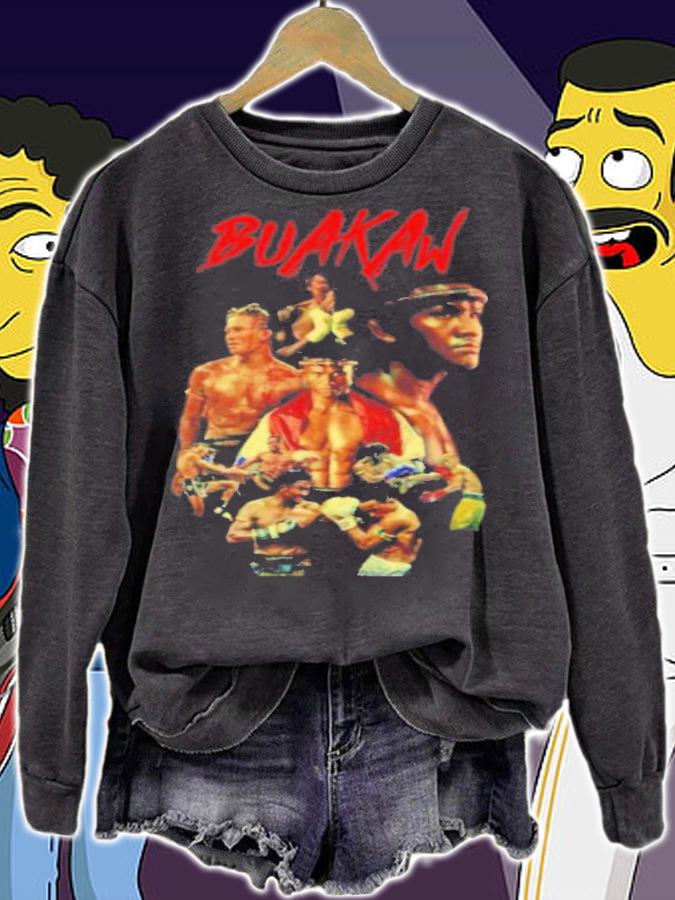 Buakaw Muay Thai Legend Tribute Original Boxing T-Shirt t-shirt sweatshirt