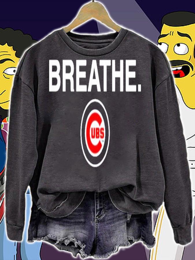 Chicago Cubs Iron Happ Breathe UBS T-Shirt t-shirt