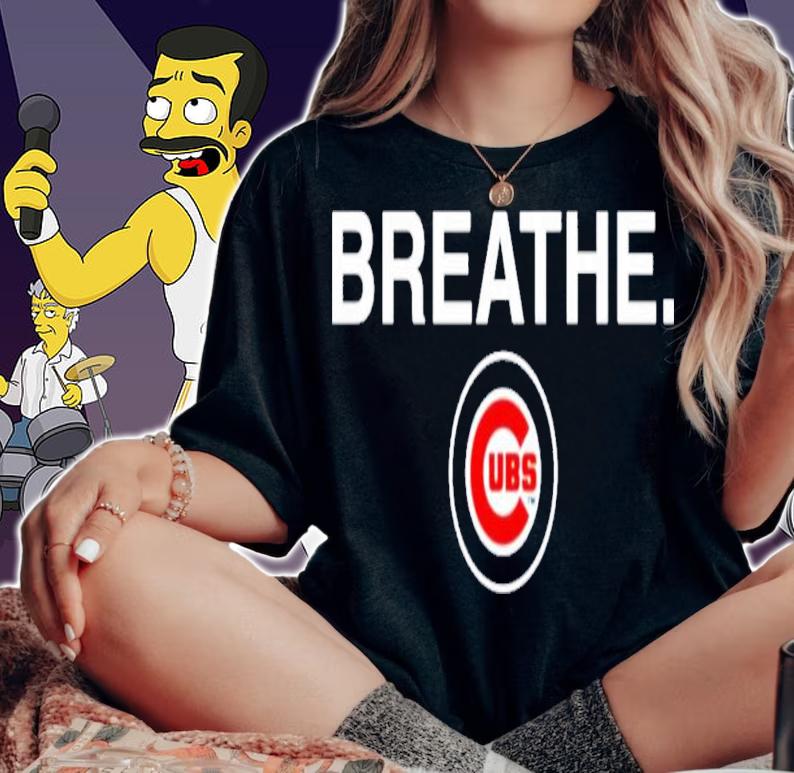 Chicago Cubs Iron Happ Breathe UBS T-Shirt t-shirt