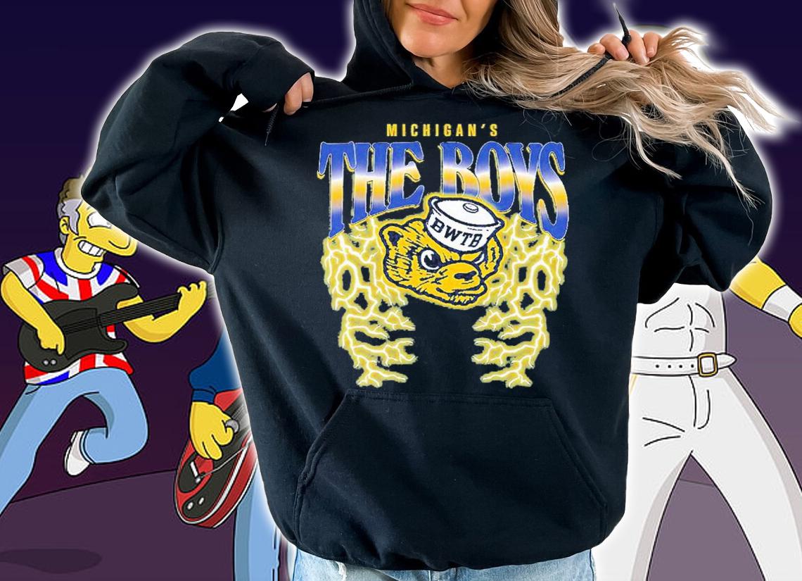 Michigan's The Boys College Football Lightning shirt t-shirt hoodie