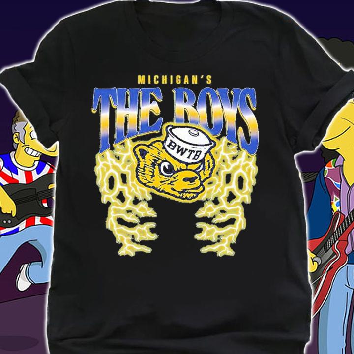 Michigan's The Boys College Football Lightning shirt t-shirt shirt