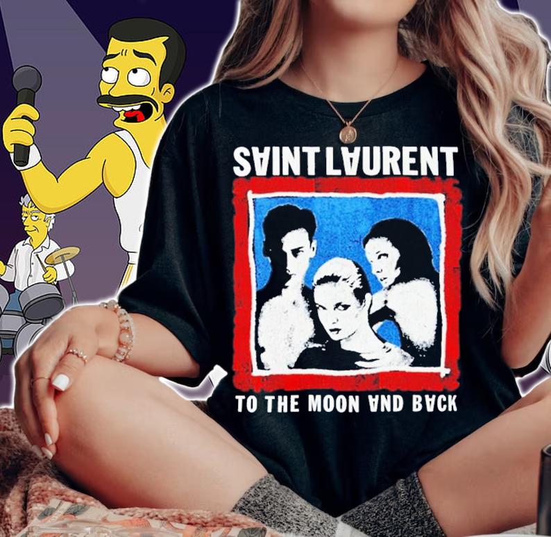 Saint Laurent To The Moon And Back Shirt t-shirt woman shirt