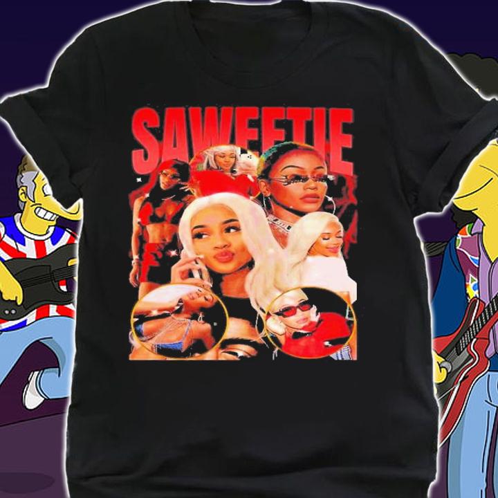 Saweetie Rapper Vintage 90s T-Shirt t-shirt