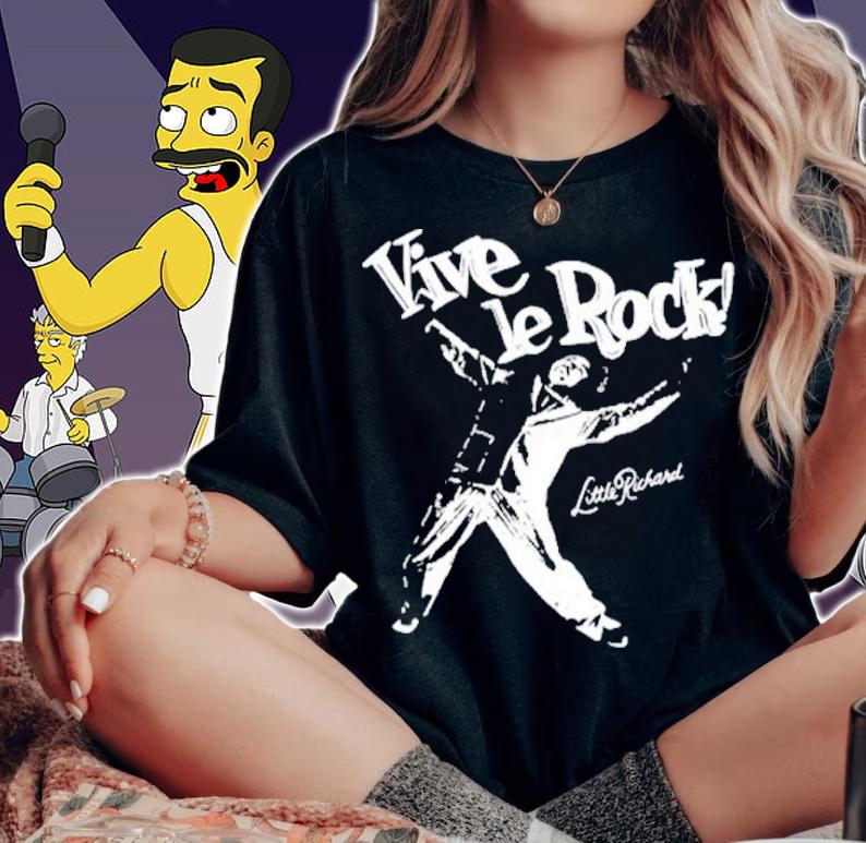 Sid Vicious Vive Le Rock Little Richard Punk Rock 1977 Shirt t-shirt woman shirt