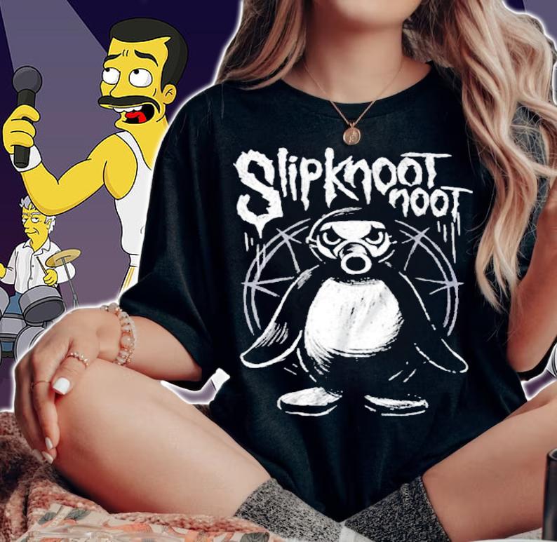 Slipknoot Noot Pinguin shirt t-shirt woman shirt