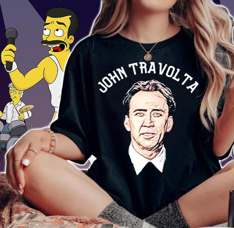 Sports Ed Nicolas Cage As John Travolta shirt t-shirt