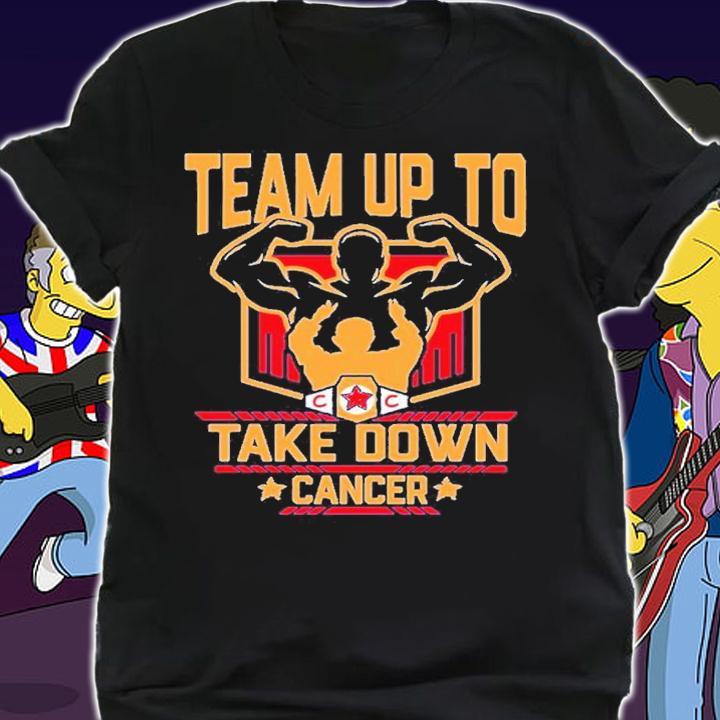 Team Up To Take Down Cancer WWE Connor's Cure Shirt t-shirt