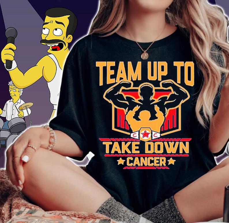 Team Up To Take Down Cancer WWE Connor's Cure Shirt t-shirt