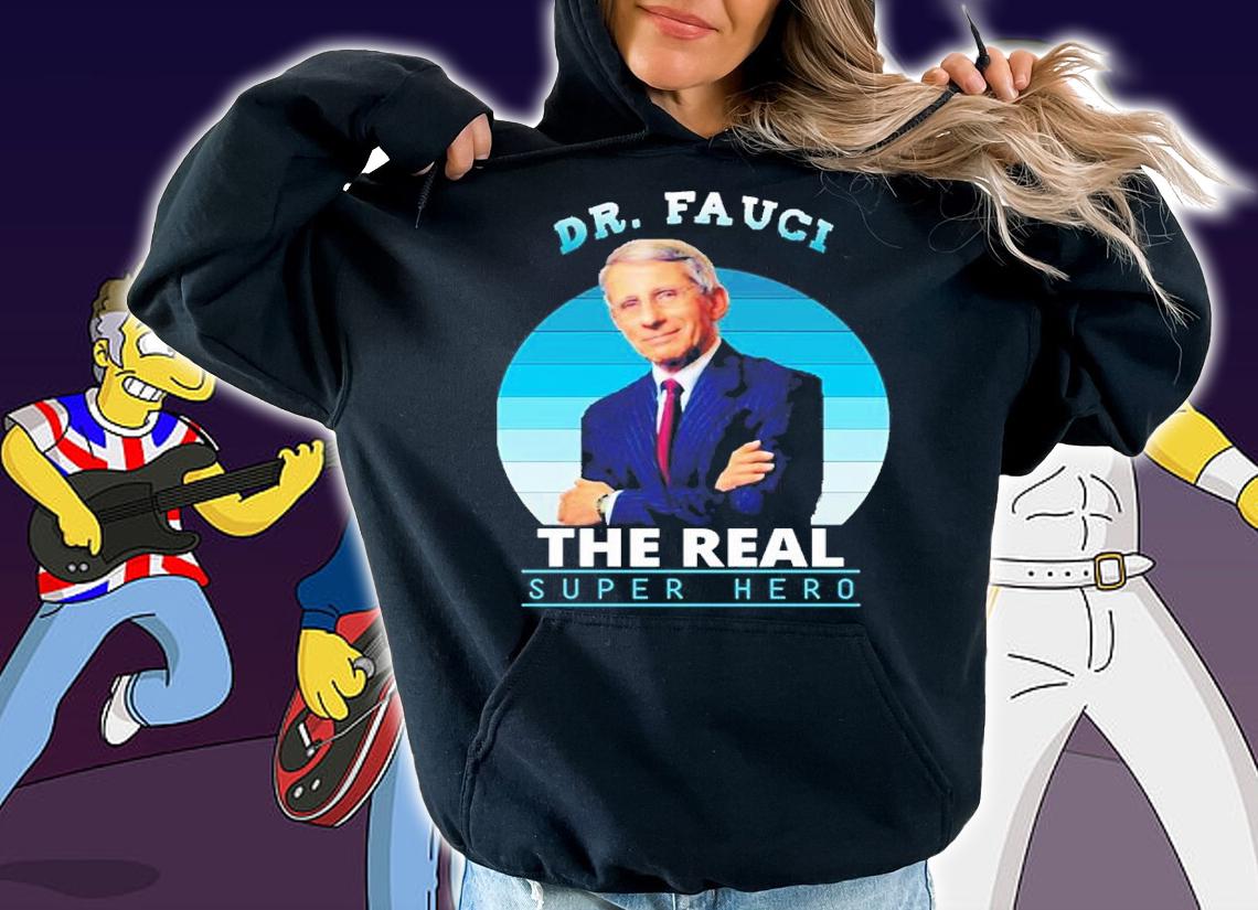 The Real Super Hero Dr Anthony Fauci Vintage Shirt t-shirt