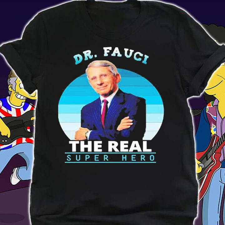 The Real Super Hero Dr Anthony Fauci Vintage Shirt t-shirt