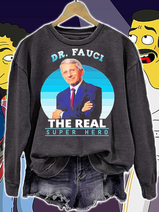 The Real Super Hero Dr Anthony Fauci Vintage Shirt t-shirt