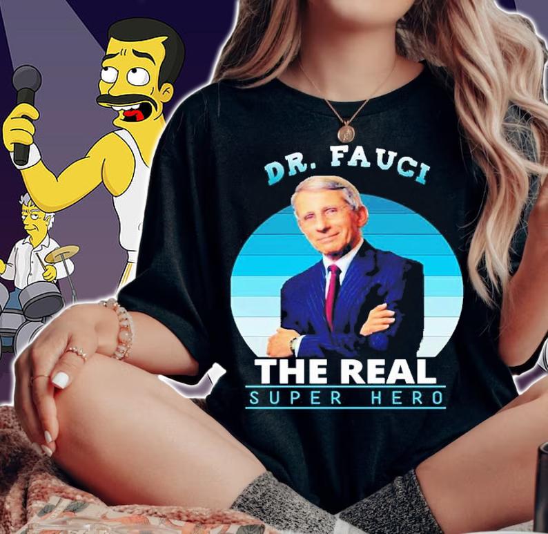 The Real Super Hero Dr Anthony Fauci Vintage Shirt t-shirt