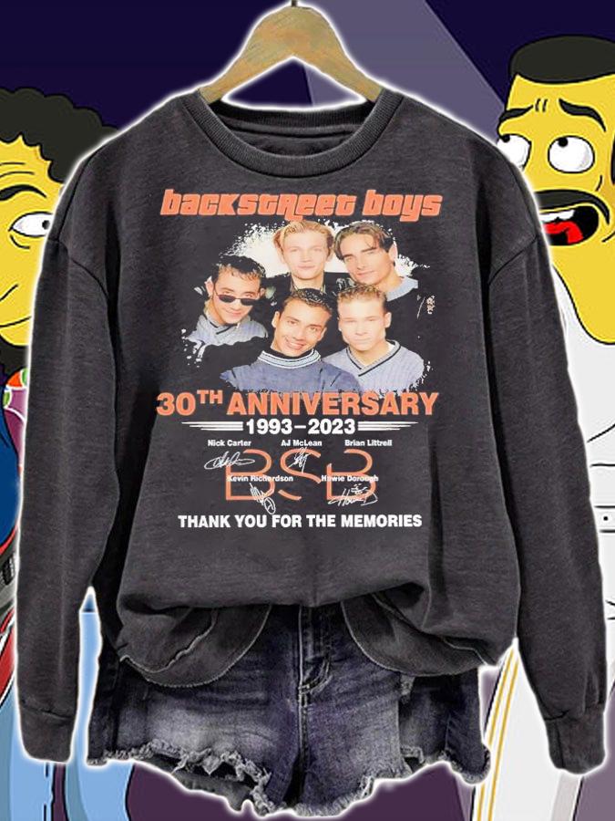 Vintage Backstreet Boy 30th Anniversary 1993-2023 Thank You For The Memories Shirt t-shirt