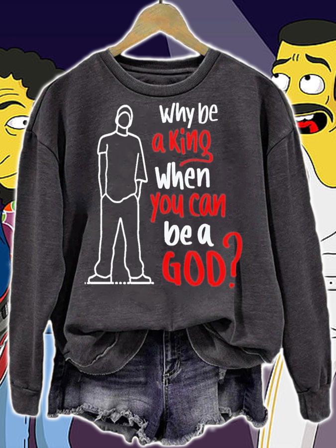 Why Be A King When You Can Be A God Rap God Eminem T-Shirt t-shirt sweatshirt
