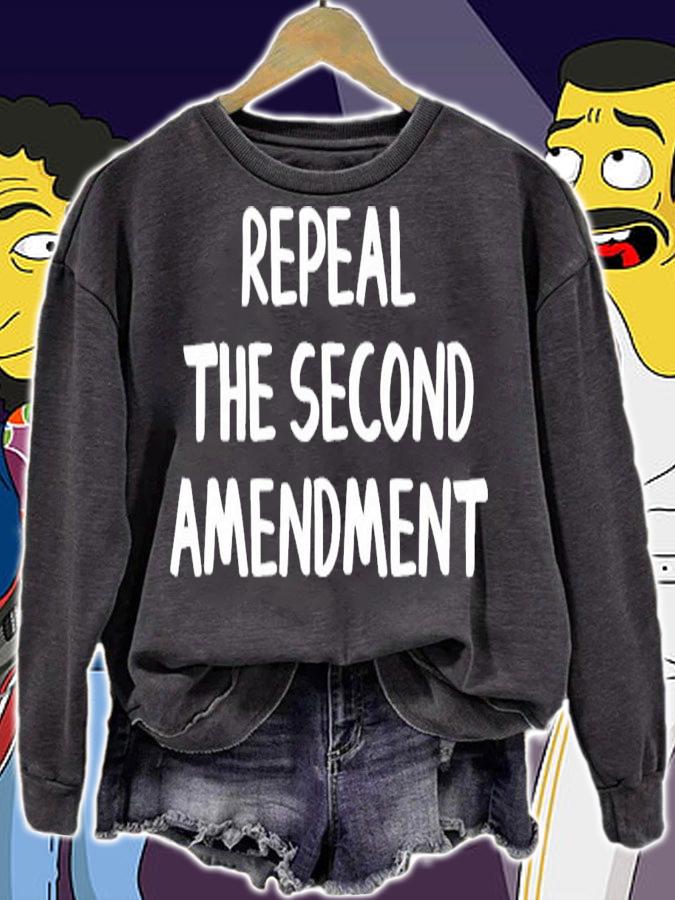 David Macfarlane Wearing Repeal The Second Amendment T-Shirt t-shirt