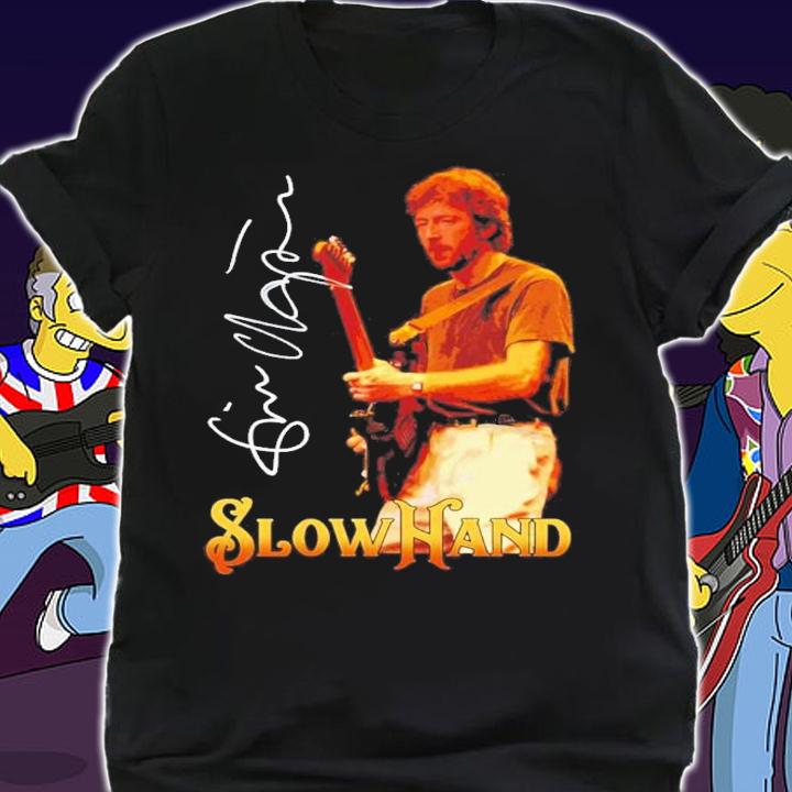 Eric Slow Hand Clapton Signature T-Shirt t-shirt shirt