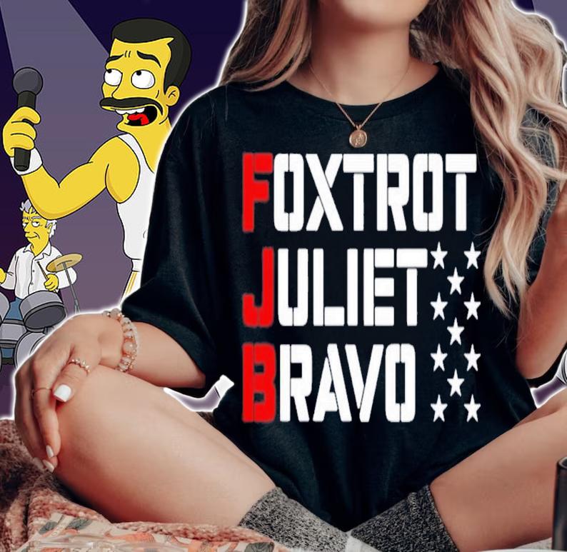 Foxtrot Juliet Bravo Buzz Patterson T-Shirt t-shirt woman shirt