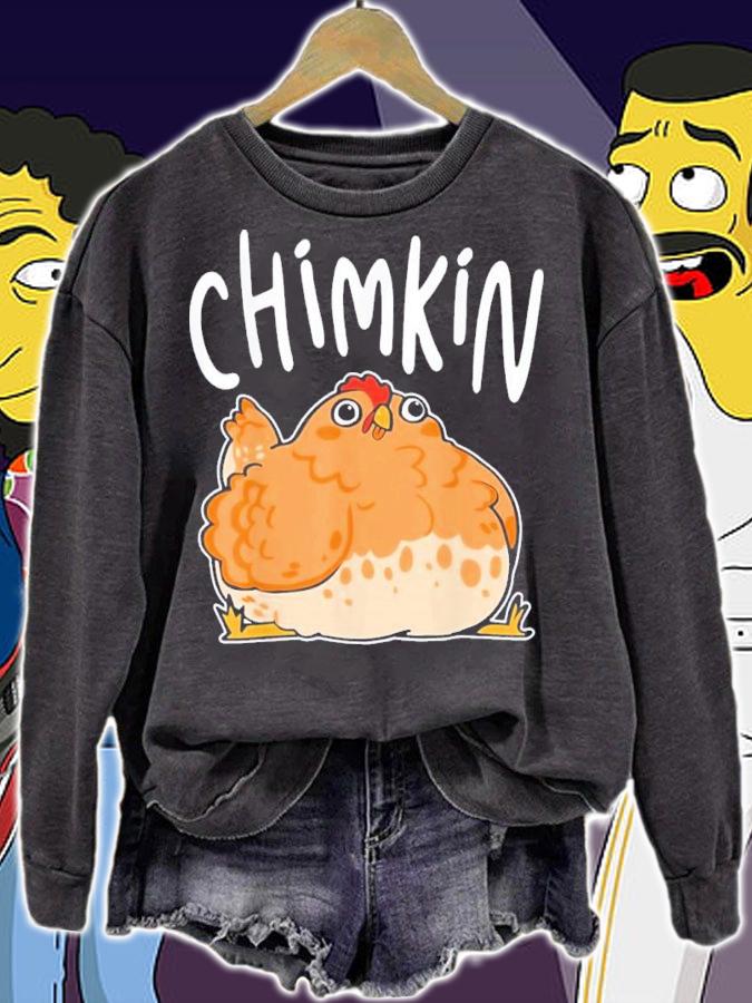 Funny Fat Chicken Chimkin Shirt t-shirt