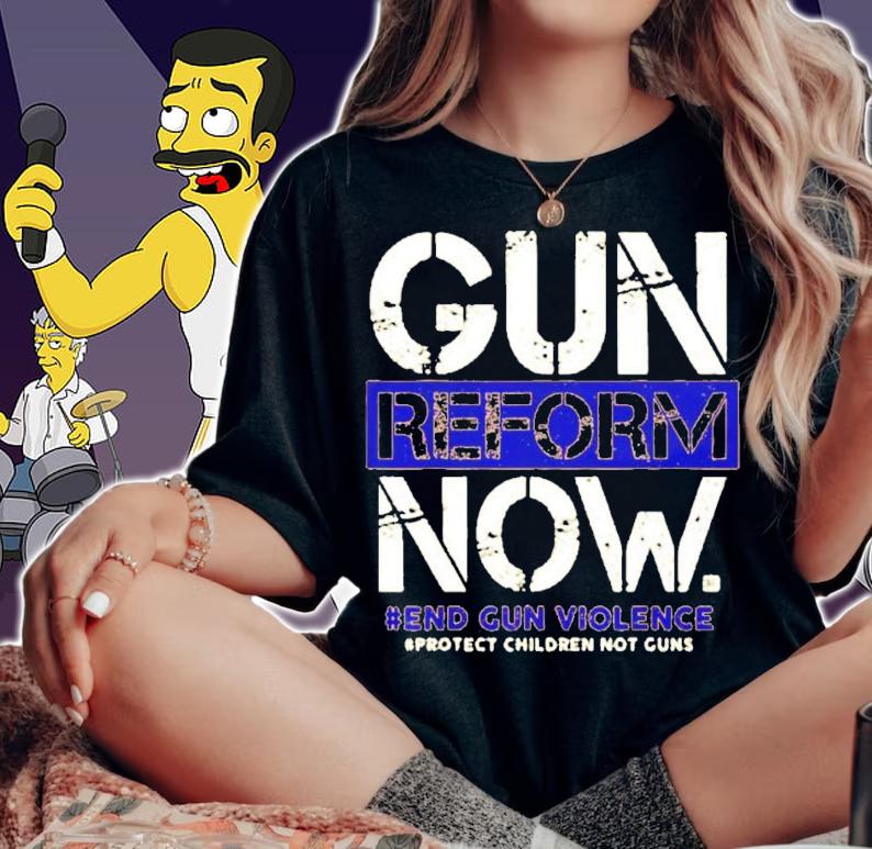 Gun Reform Now Enough End Gun Violence Awareness Wear Orange T-Shirt t-shirt woman shirt