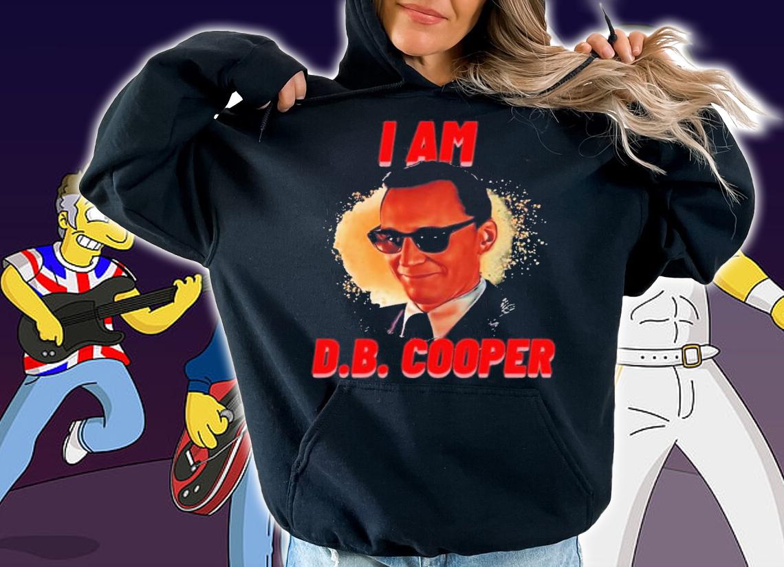 I Am DB Cooper Loki Web Series Red Shirt t-shirt hoodie