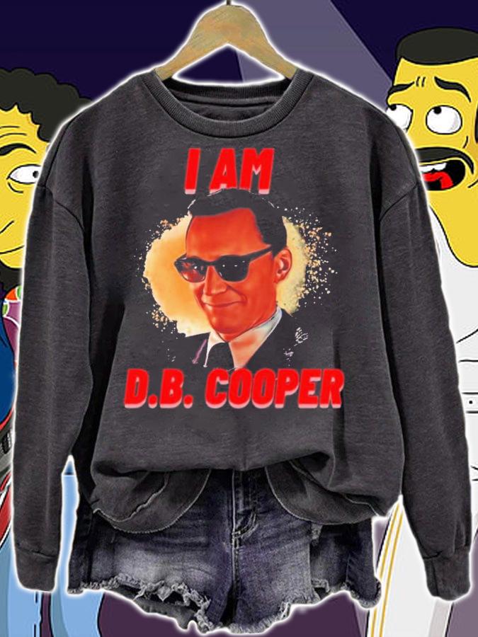 I Am DB Cooper Loki Web Series Red Shirt t-shirt sweatshirt