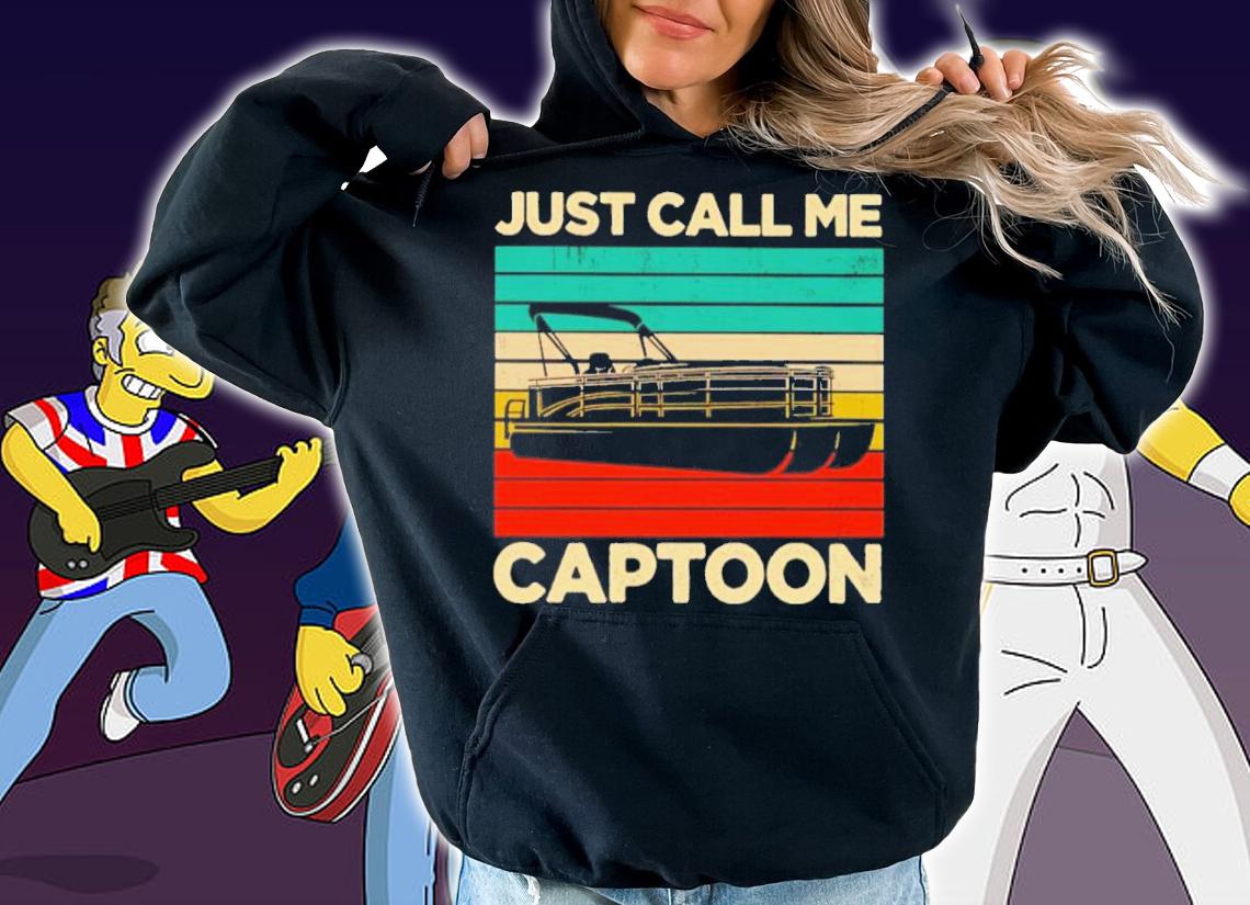 Just Call Me Captoon Vintage Shirt t-shirt hoodie
