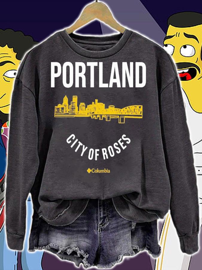 Klay Thompson Portland City Of Roses T-Shirt t-shirt sweatshirt