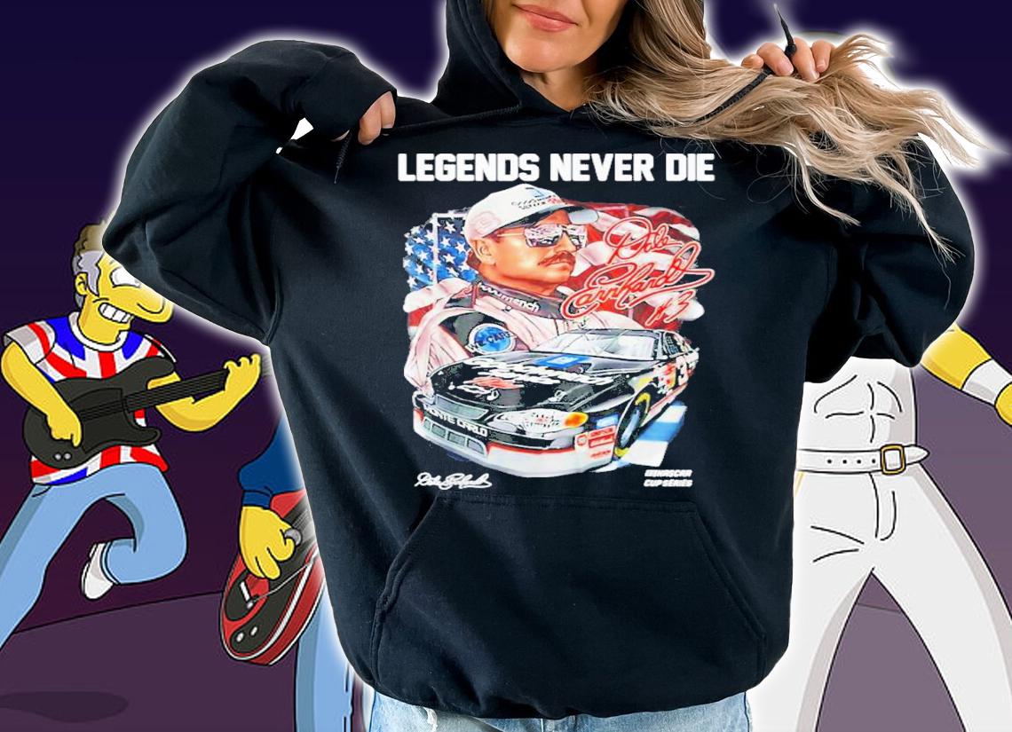 Legend Never Die Dales Earnhardts Signatures Shirt t-shirt