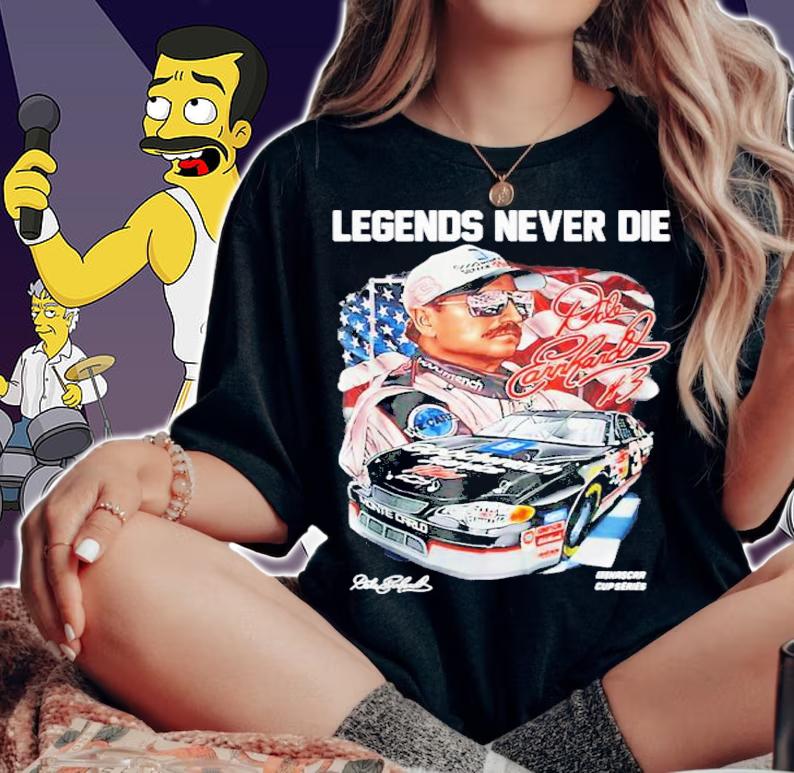 Legend Never Die Dales Earnhardts Signatures Shirt t-shirt