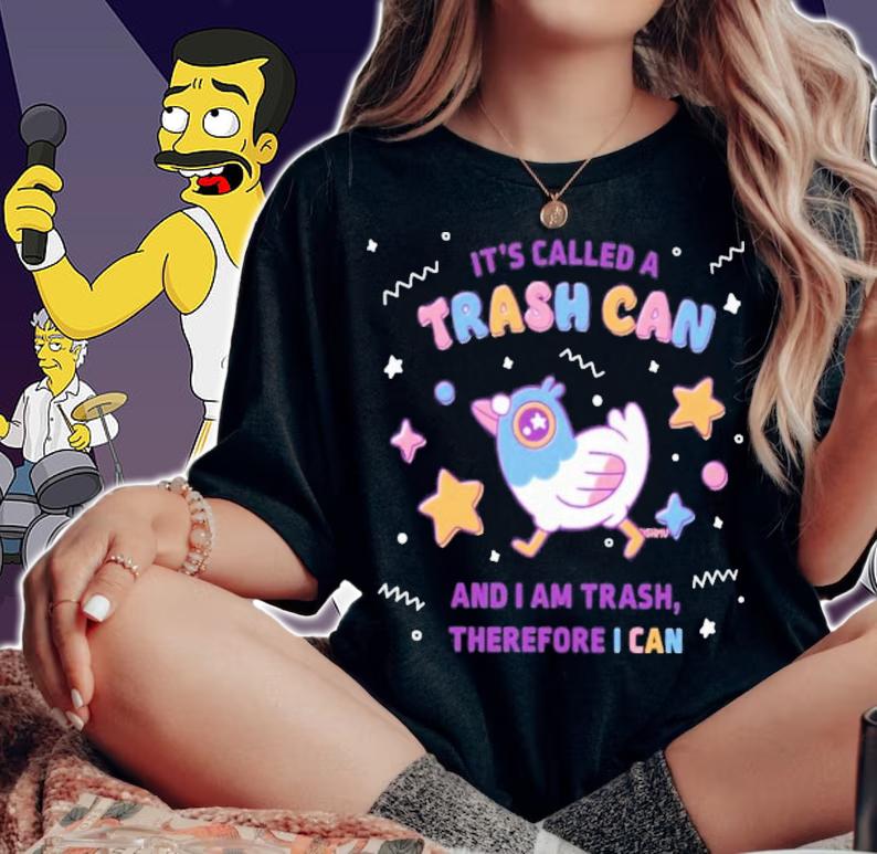 Light Pink It's Called A Trash Can And I Am Trash Therefore I Can T-Shirt t-shirt woman shirt