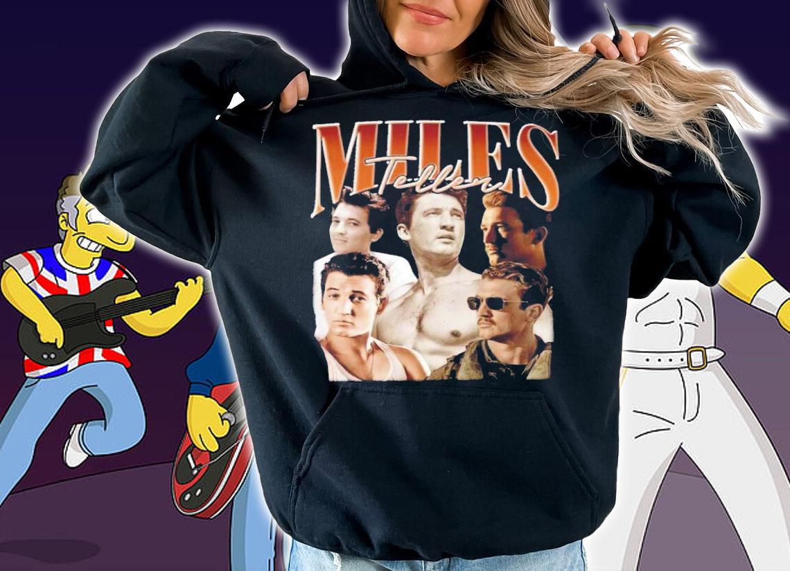 Miles Teller Collage Vintage 90s Shirt t-shirt