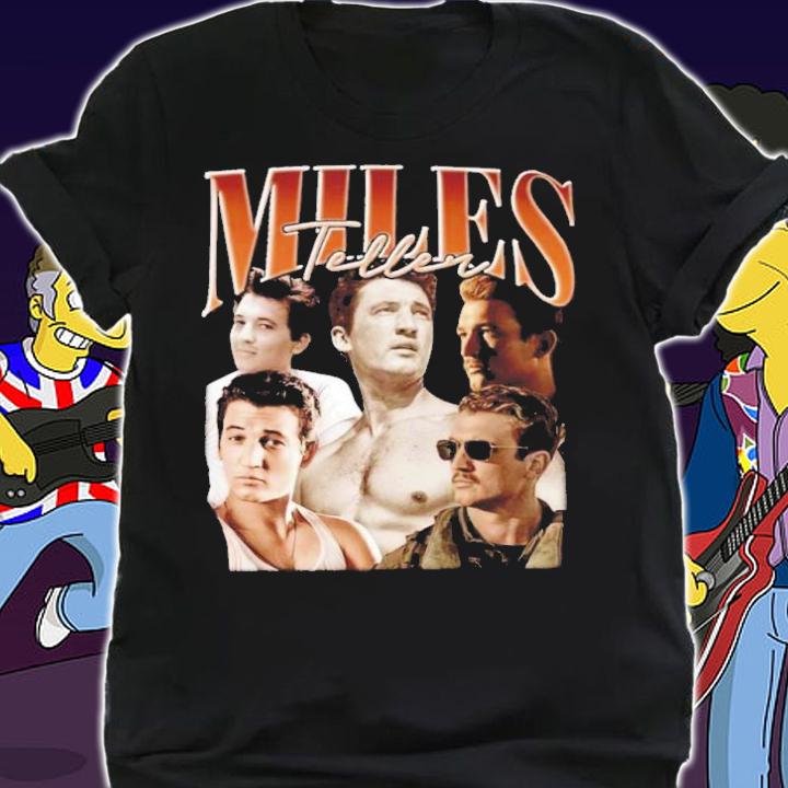 Miles Teller Collage Vintage 90s Shirt t-shirt