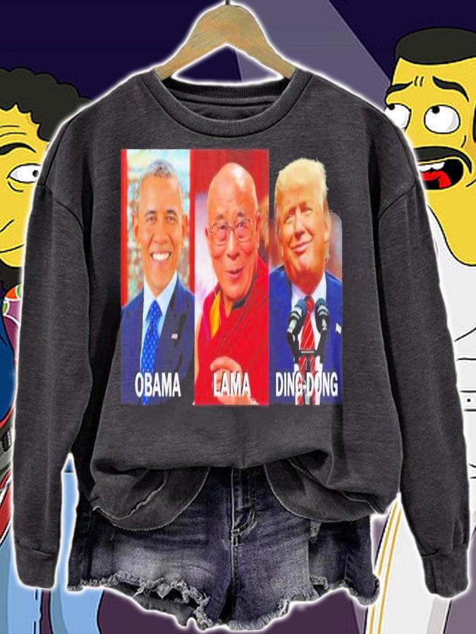 Obama Lama Ding Dong Anti Trump shirt t-shirt