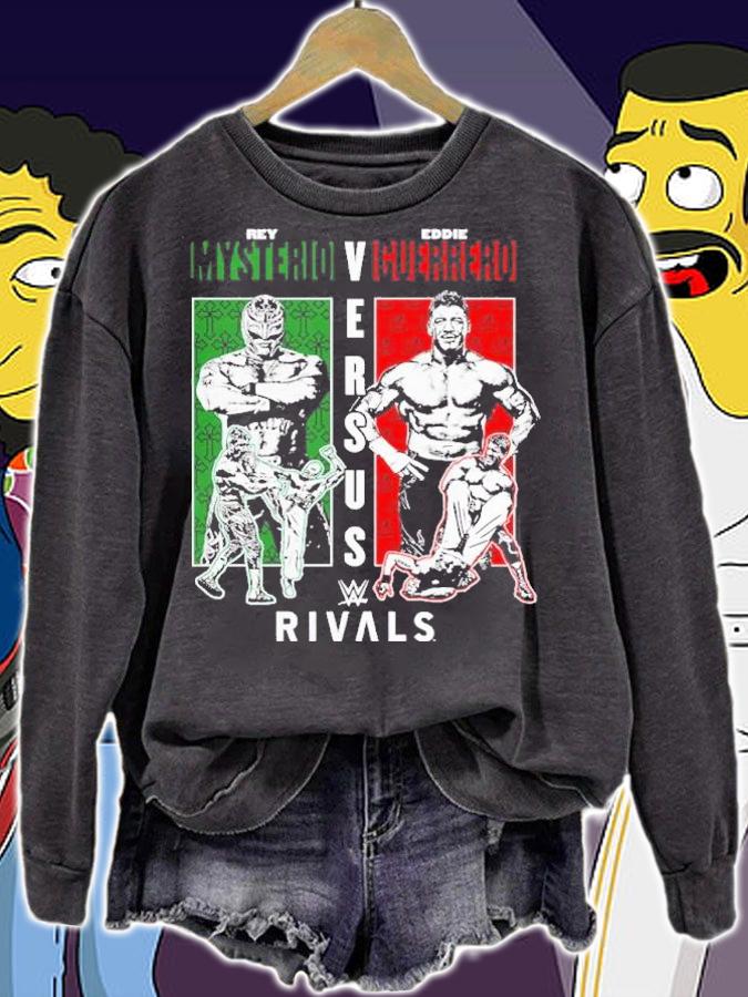 Rey Mysterio Vs Eddie Guerrero Rivals Shirt t-shirt sweatshirt