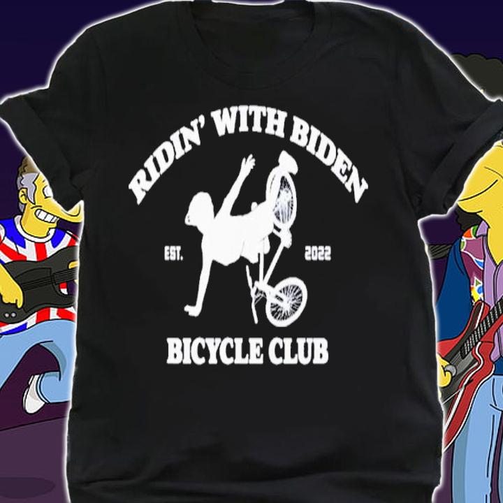 Ridin With Biden Bicycle Club Biden Bike Fall 2022 Shirt t-shirt shirt