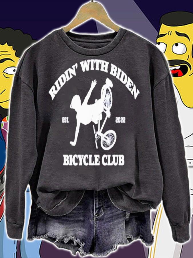 Ridin With Biden Bicycle Club Biden Bike Fall 2022 Shirt t-shirt sweatshirt