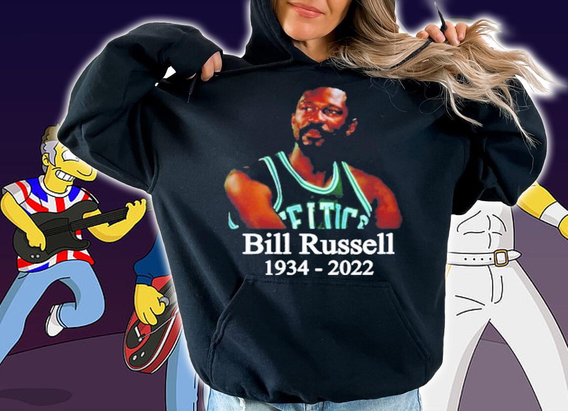 RIP Bill Russell 1934-2022 Shirt t-shirt hoodie