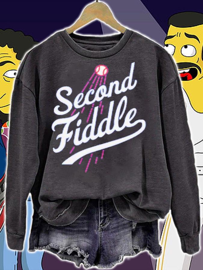 Second Fiddle baseball shirt t-shirt sweatshirt