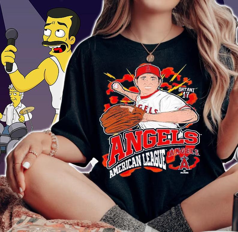 Shohei Ohtani Los Angeles Angels Artist Series Player shirt t-shirt woman shirt