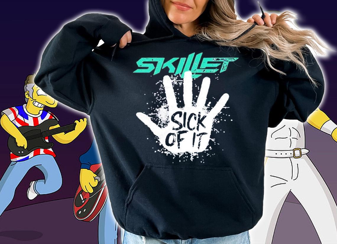 Skillet Sick Of It Pink Floyd Band T-Shirt t-shirt