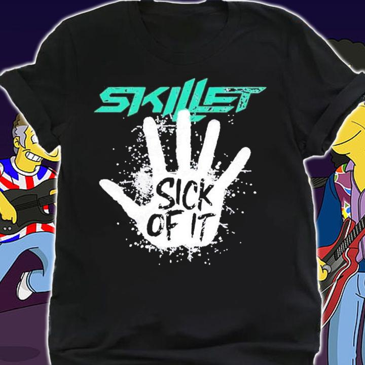 Skillet Sick Of It Pink Floyd Band T-Shirt t-shirt