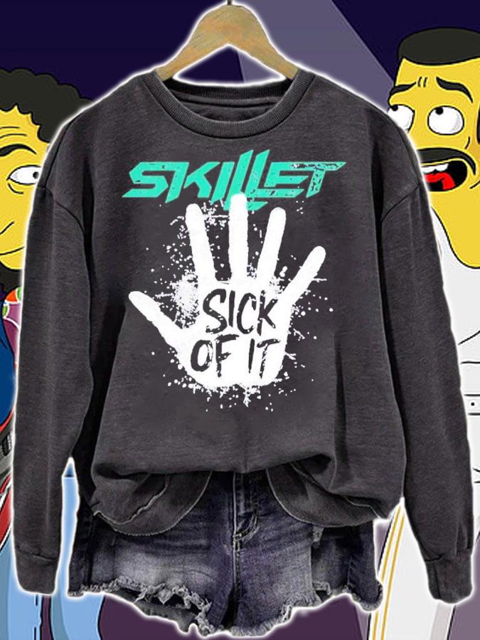 Skillet Sick Of It Pink Floyd Band T-Shirt t-shirt