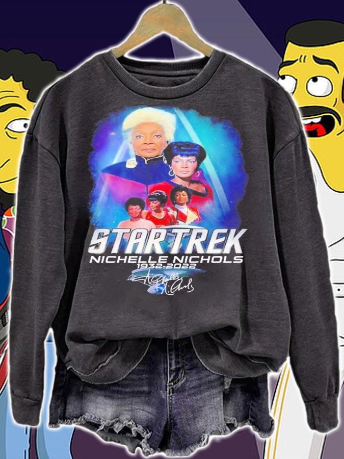 Star Trek Nichelle Nichols 1932 2022 signature shirt t-shirt sweatshirt