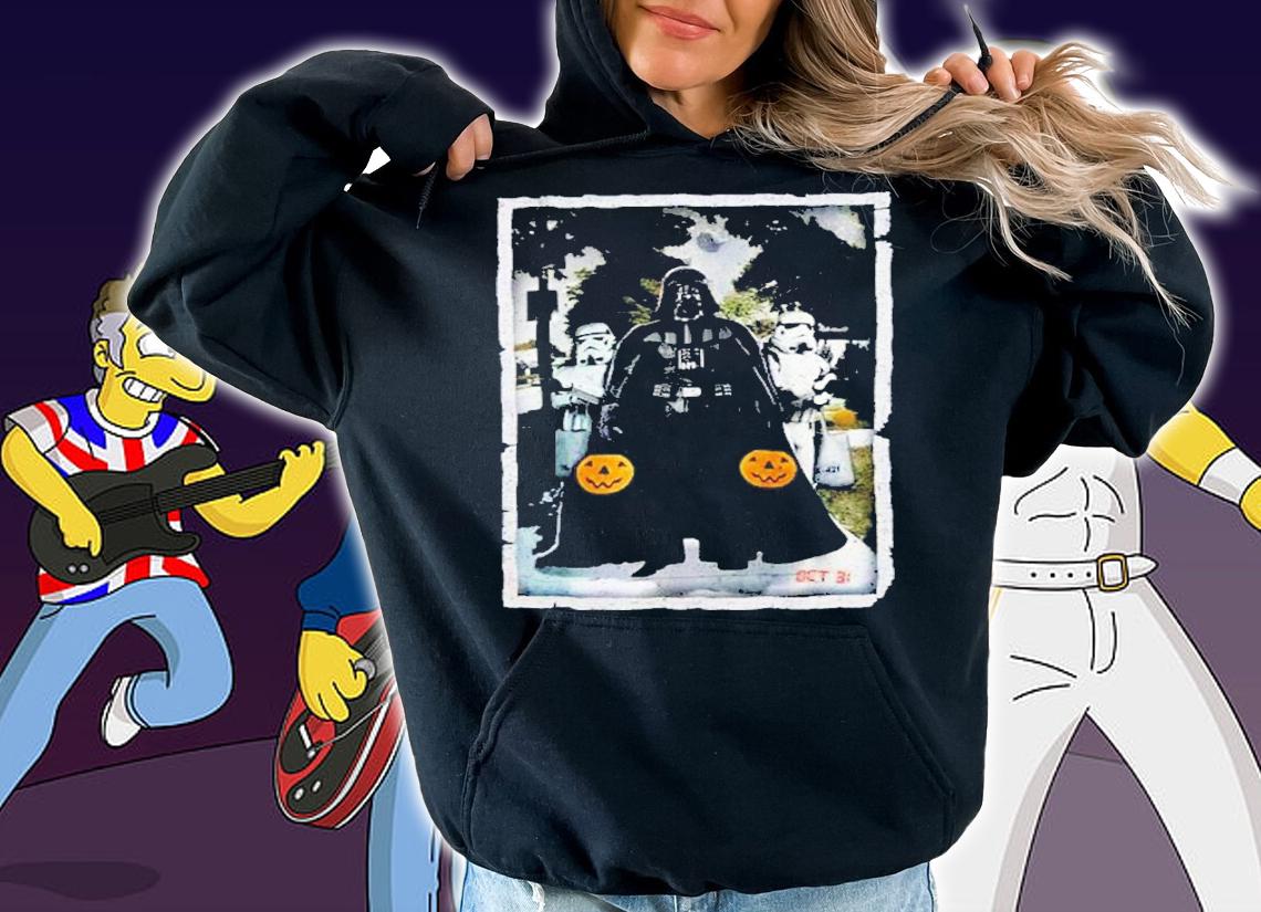 Star Wars Darth Vader Trick Or Treat With Stormtroopers Shirt t-shirt