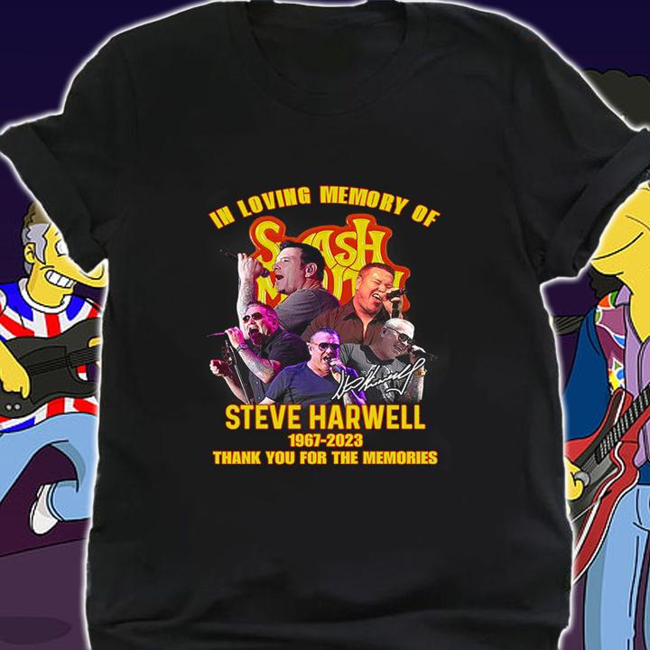 Steve Harwell In Loving Memory Of 1967-2023 Thank You For The Memories t-shirt