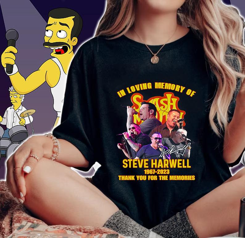 Steve Harwell In Loving Memory Of 1967-2023 Thank You For The Memories t-shirt woman shirt