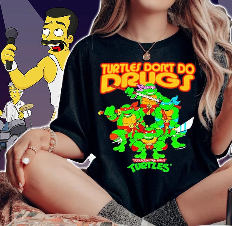 Teenage Mutant Ninja Turtles Dont Do Drugs shirt t-shirt woman shirt