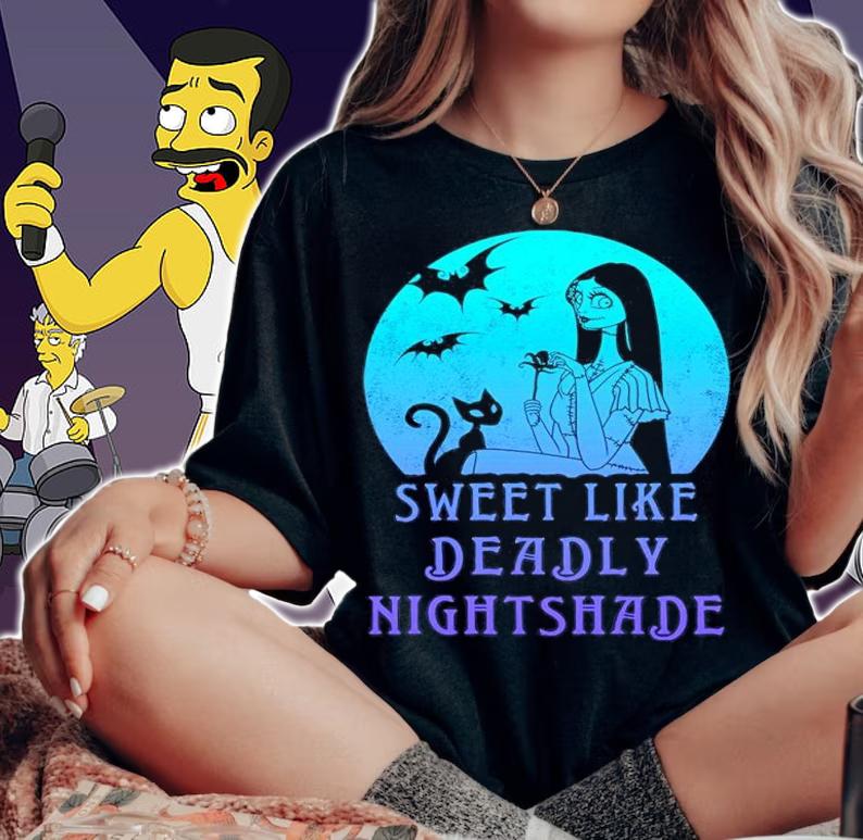 The Nightmare Before Christmas Sally Sweet Like Deadly Nightshade shirt t-shirt