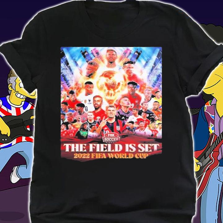 WC Qatar The 2022 FIFA World Cup Field Is Set T-Shirt t-shirt shirt